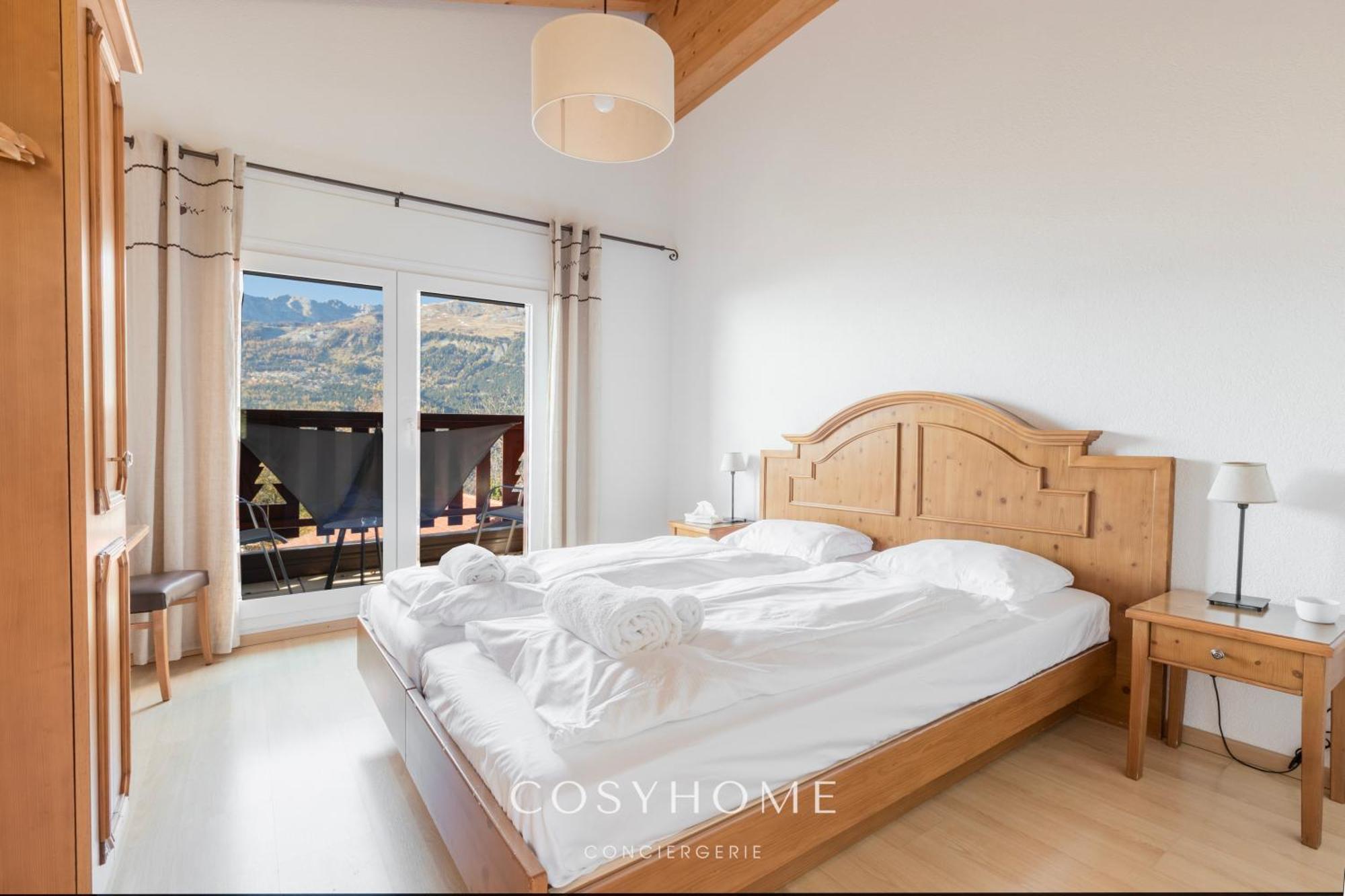 Chalet Des Alpes - Sunset View - Crans-Montana Exteriör bild